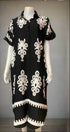 Ladies Casual Collar Down Short Sleeves Shirt Dress